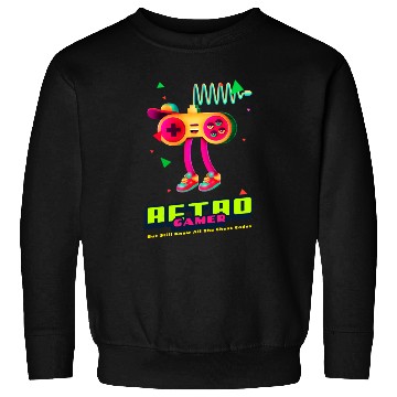 Discover Retro Gamer But still know all the cheat codes Sweatshirts