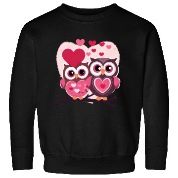 Discover Cute Valentines Owl Sweatshirts