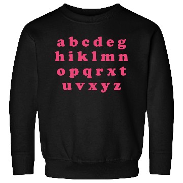 Discover Alphabet Valentine Sublimation Sweatshirts