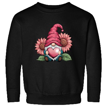Discover Happy Valentines Gnome with Sunflower Sweatshirts