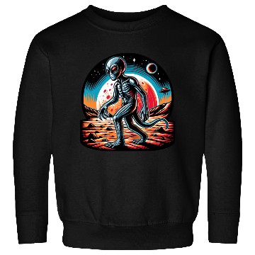 Discover Alien on Mars Sweatshirts
