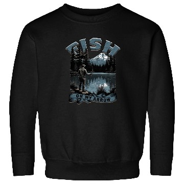 Discover Bowfishing Bowfisher Fish On My Arrow Sweatshirts