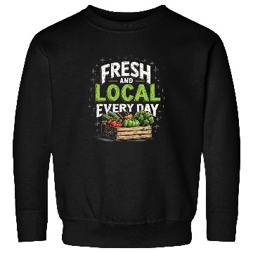 Discover Farmers Market Vendor Fresh Produce and Local Sweatshirts