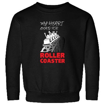 Discover My Heart Beats for Roller Coaster Sweatshirts