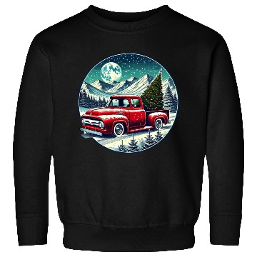 Discover Christmas Truck Adventure Sweatshirts