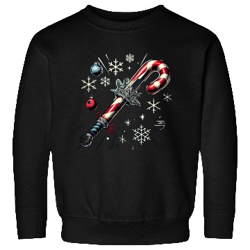 Discover Candy Cane Swordfight: Christmas Battle & Cheer Sweatshirts
