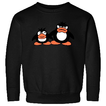 Discover Penguin Two Friends 2 Team Big Brother Angry Crew Sweatshirts