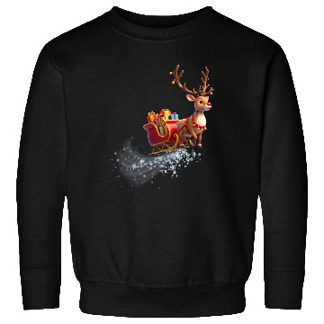 Discover Flying Reindeer Sweatshirts