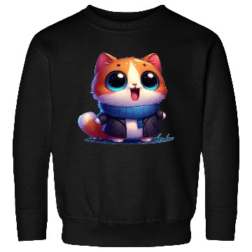 Discover My cute cat in winter Sweatshirts