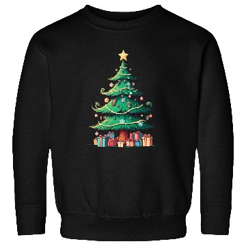Discover Quirky Christmas Tree Sweatshirts