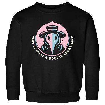 Discover "This Is What a Doctor Looks Like" Gothic Humor Sweatshirts