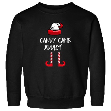Discover Candy Cane Addict Funny Christmas Sweatshirts