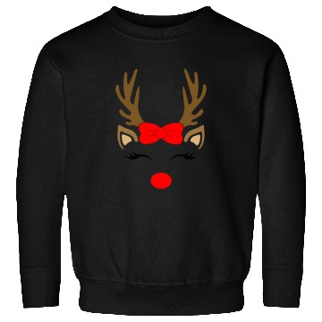 Discover Reindeer girl, Christmas Sweatshirts