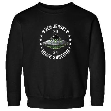Discover New Jersey Drone Survivor | NJ Drones Aliens UAPs Sweatshirts