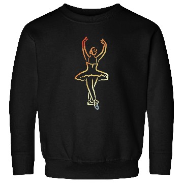 Discover Ballet Girl Sketch Vintage Look Sweatshirts