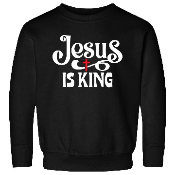 Discover Jesus Is King Love Jesus Christian Christmas Sweatshirts