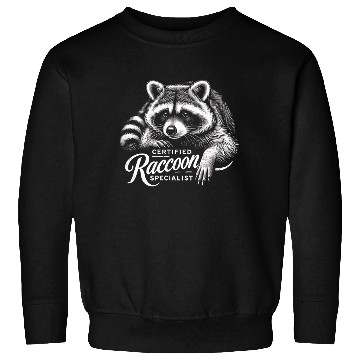 Discover Certified Raccoon Specialist Sweatshirts