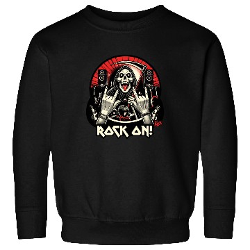 Discover Reaper Rock Concert: Rock On Sweatshirts