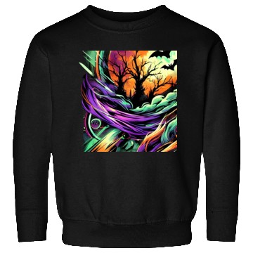Discover Sweatshirts Halloween Graffiti Design - Neon Abstract