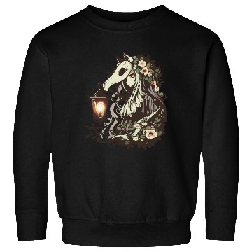 Discover Kimo-Kawaii (Creepy-Cute) Mari Lwyd #1 Sweatshirts