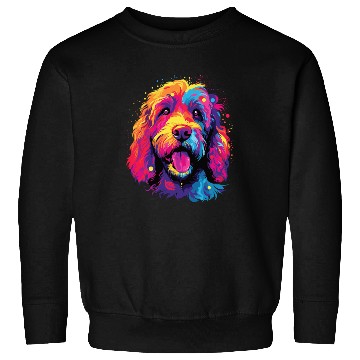 Discover Watercolor Colorful Labradoodle Sweatshirts