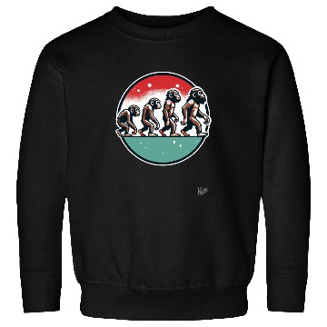 Discover Monkey Evolution Sweatshirts