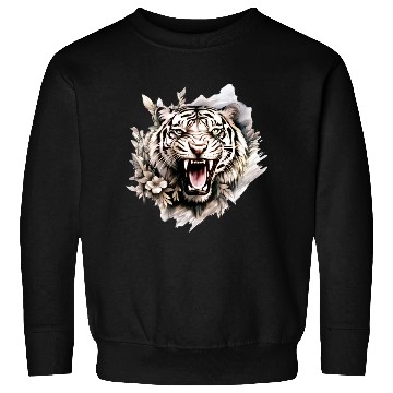 Discover "Tiger Sweatshirts Women's - Wild Animal Graphic Sweatshirts"
