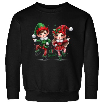 Discover Christmas Plaid ELF Squad Sweatshirts