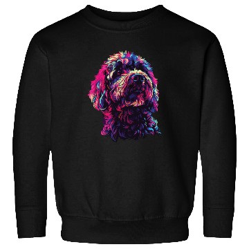 Discover Watercolor Colorful Labradoodle Sweatshirts