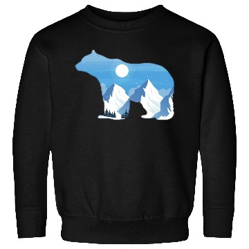 Discover BEAR MOON MOUNTAIN SNOW Sweatshirts
