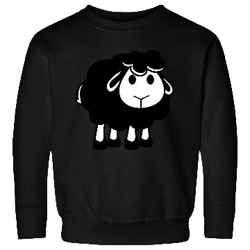 Discover Black Sheep Small Cute Cute Lamb Cool Comic Sweet Sweatshirts