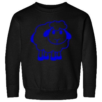 Discover Sheep Baby Standing Cute Lamb Child Cool Comic Fun Sweatshirts