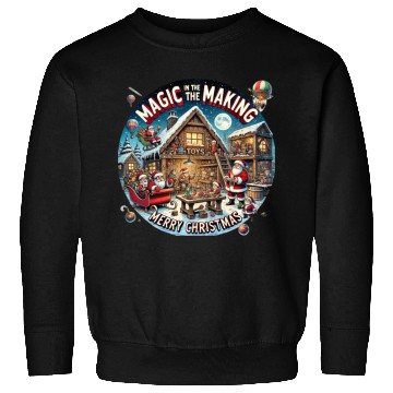Discover Santa's Workshop Christmas Magic Sweatshirts