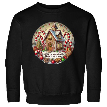 Discover Gingerbread House Christmas Delight Sweatshirts