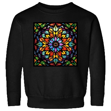 Discover Stained glass window Sweatshirts