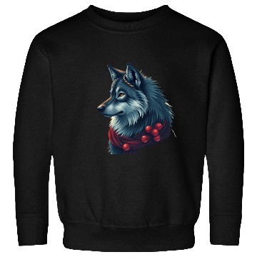 Discover Winter Wolf Holiday Sweatshirts