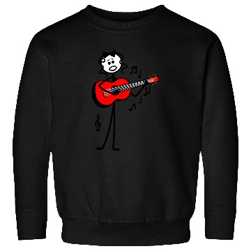 Discover Guitar girl red guitar singing Sweatshirts