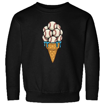Discover Baseball Ice Cream Cone Sweatshirts