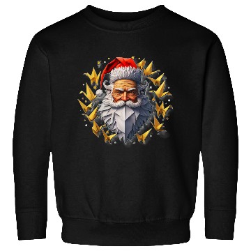 Discover Festive Santa Claus Unique Holiday Design Santa Sweatshirts