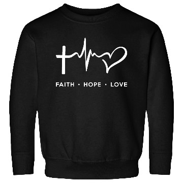 Discover Faith Hope Love - White Sweatshirts