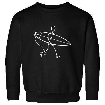 Discover Surfer walking with surfboard Sweatshirts