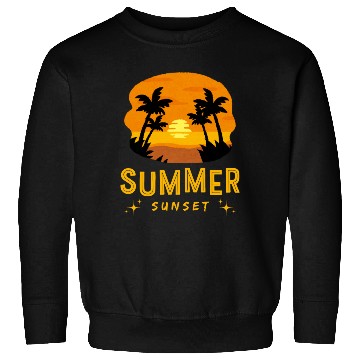 Discover Golden Horizons: Summer Sunset Design Sweatshirts