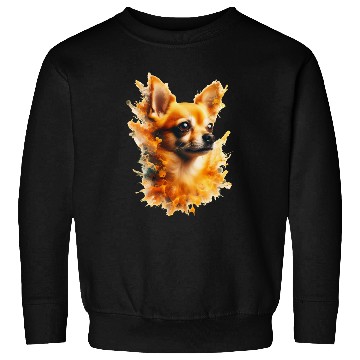 Discover Chihuahua splash portrait Sweatshirts