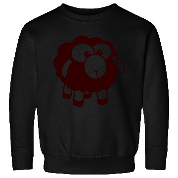 Discover Black Sheep Small Cute Cute Lamb Cool Comic Sweet Sweatshirts