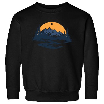 Discover Majestic Mountain Sunset Sweatshirts