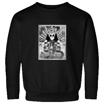 Discover Butterfly Black and White Santa Muerte Sweatshirts