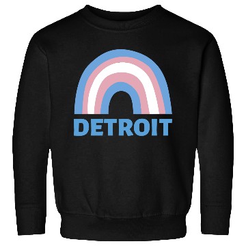 Discover Detroit Transgender Flag Sweatshirts