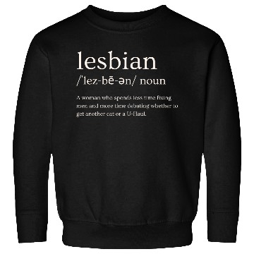 Discover Lesbian Definition Sweatshirts