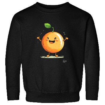 Discover Happy Funny Orange Design Sweatshirts