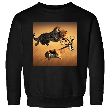 Discover Cheetah on the Hunt Sweatshirts